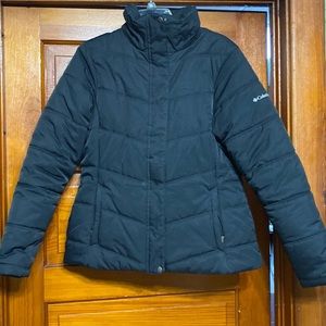 Black Columbia bubble coat L